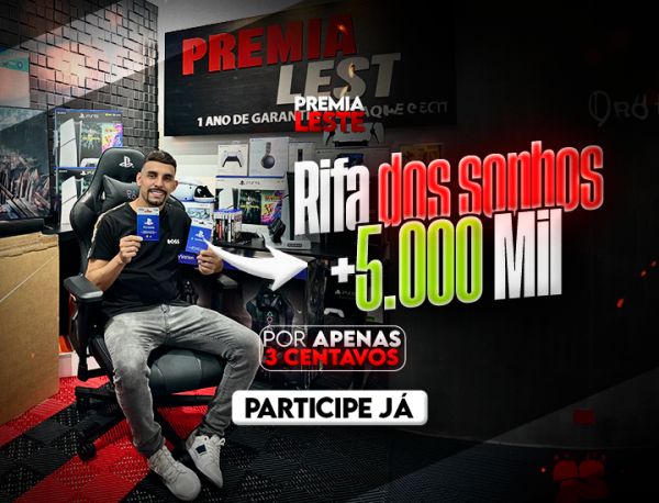 A Rifa dos Sonhos + R$ 5.000,00 Mil Reais 