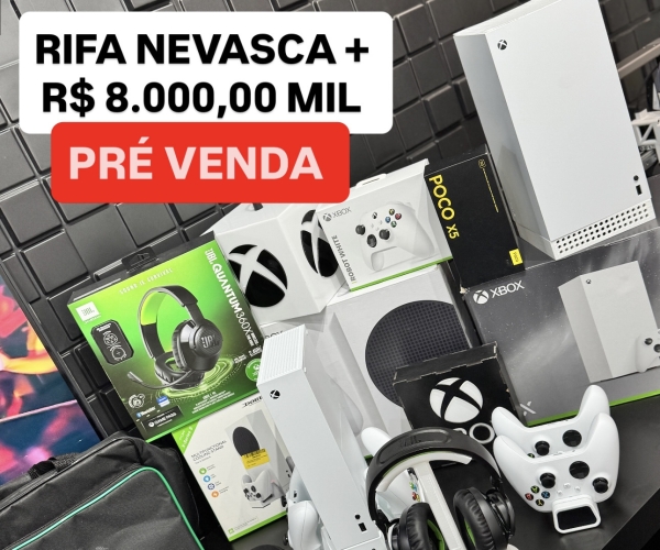 RIFA NEVASCA + R$ 8.000,00 OITO MIL REAIS 