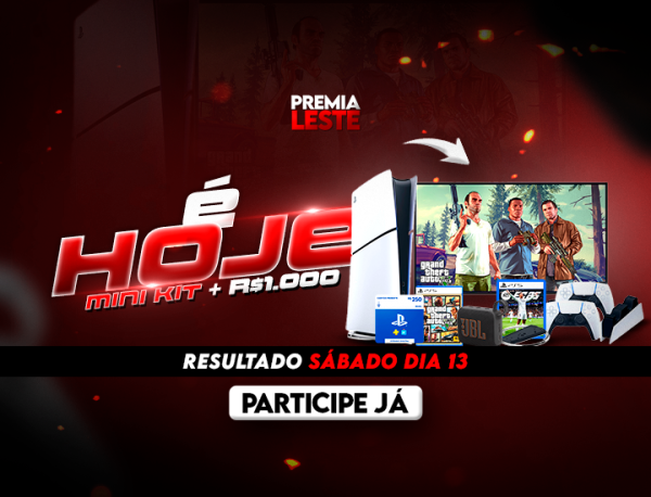 KIT GAMER + 1.000,00 MIL REAIS